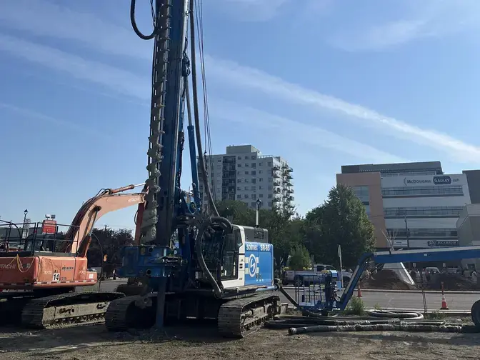cfa rig on job site