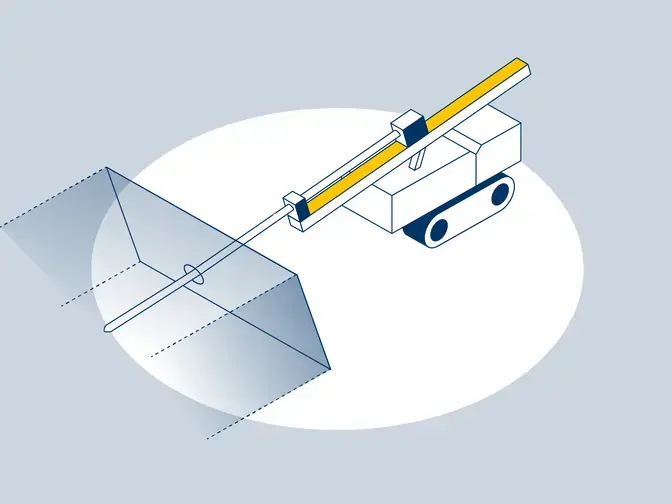 Illustration of anchor installation