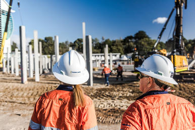 2 employees on site
