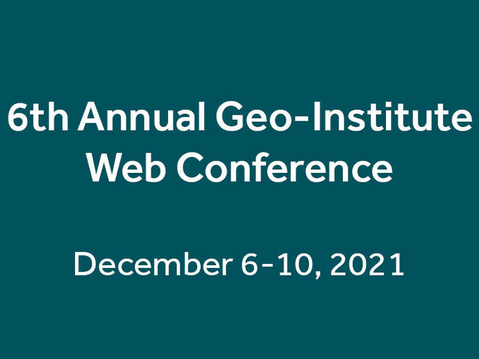 6th Annual Geo-Institute Web Conference