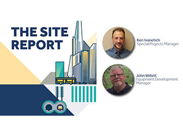 The site report graphic
