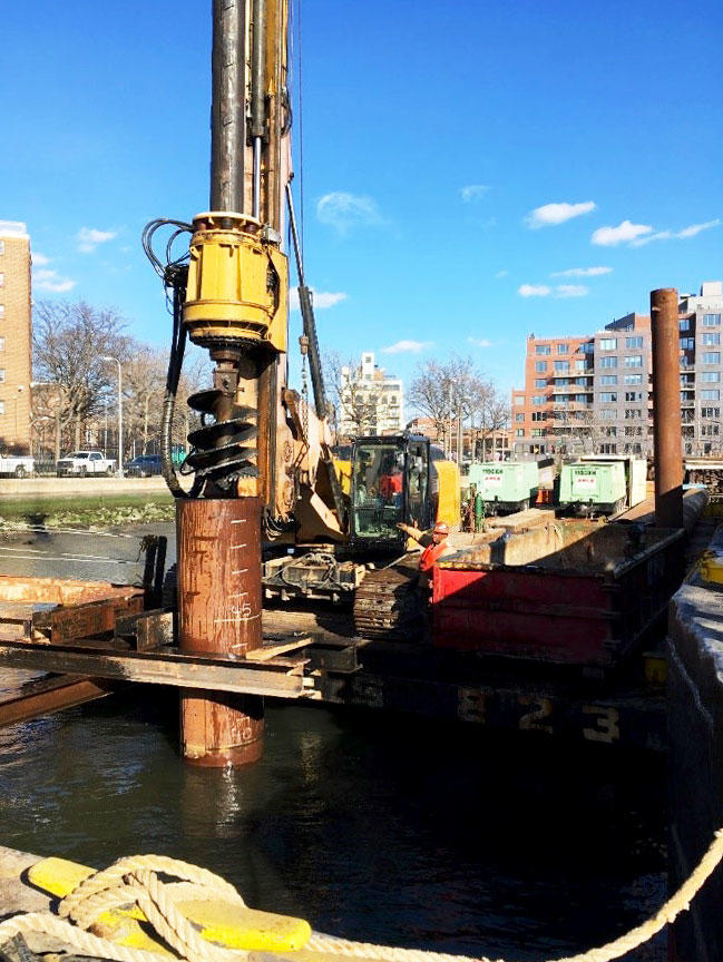 Astoria Ferry Landing drilled shafts