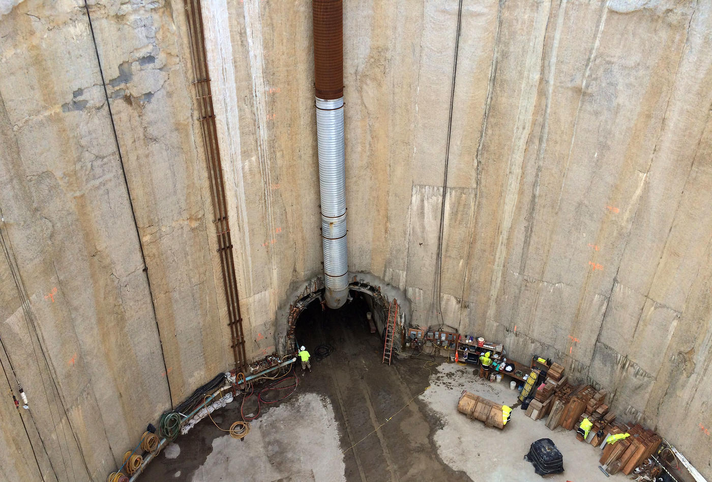 Kaneohe/Kailua Sewer Tunnel shaft