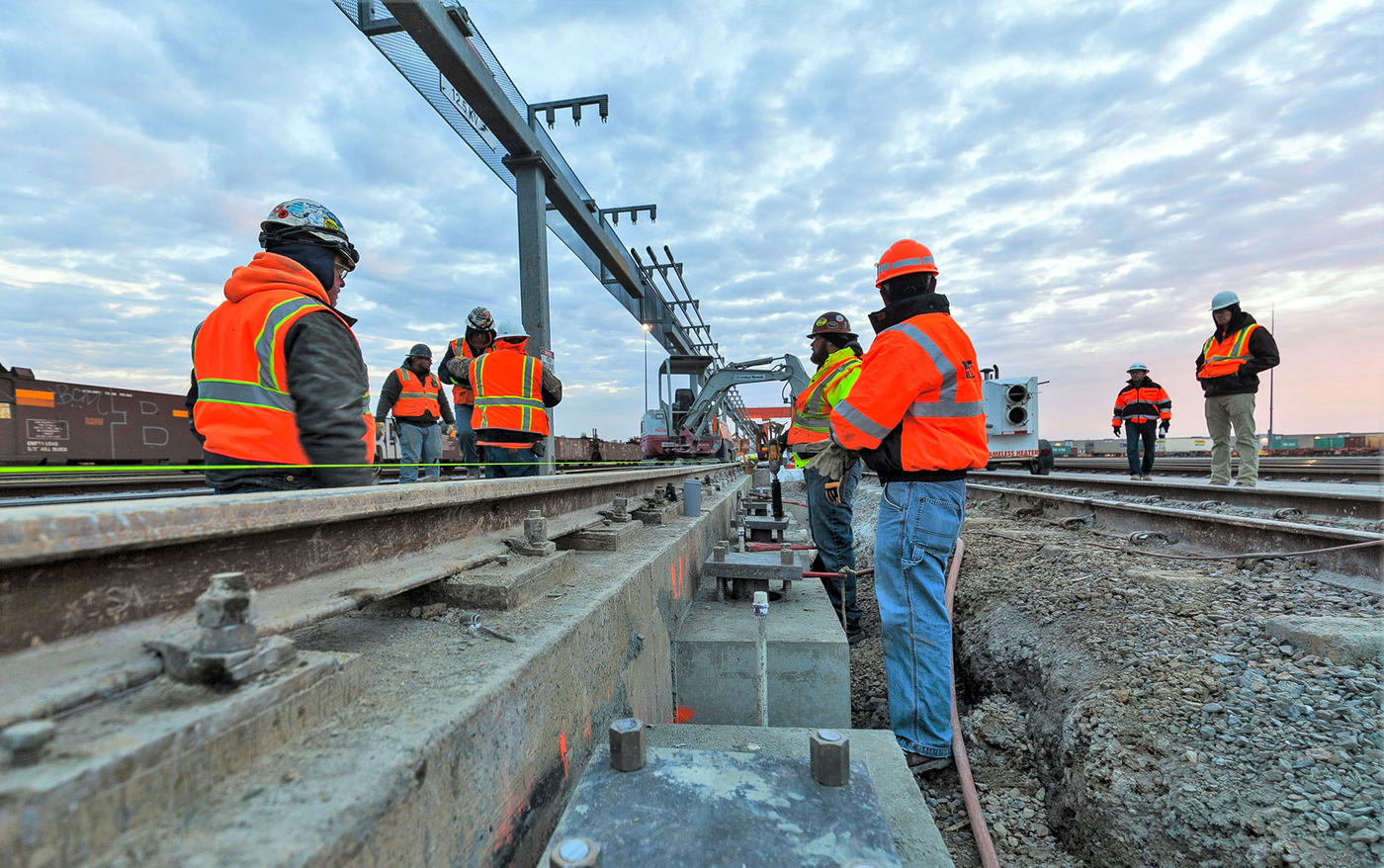 Logistics Park Intermodal Facility crew