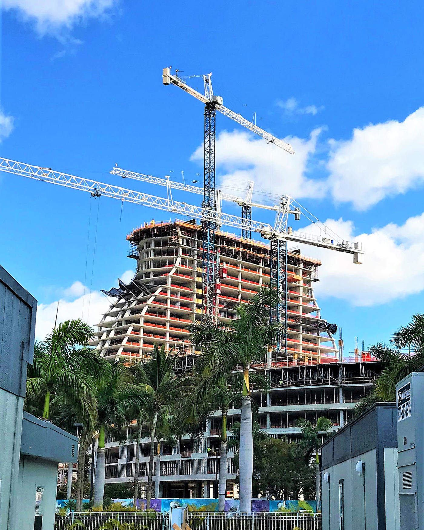 Hard Rock Casino tower construction