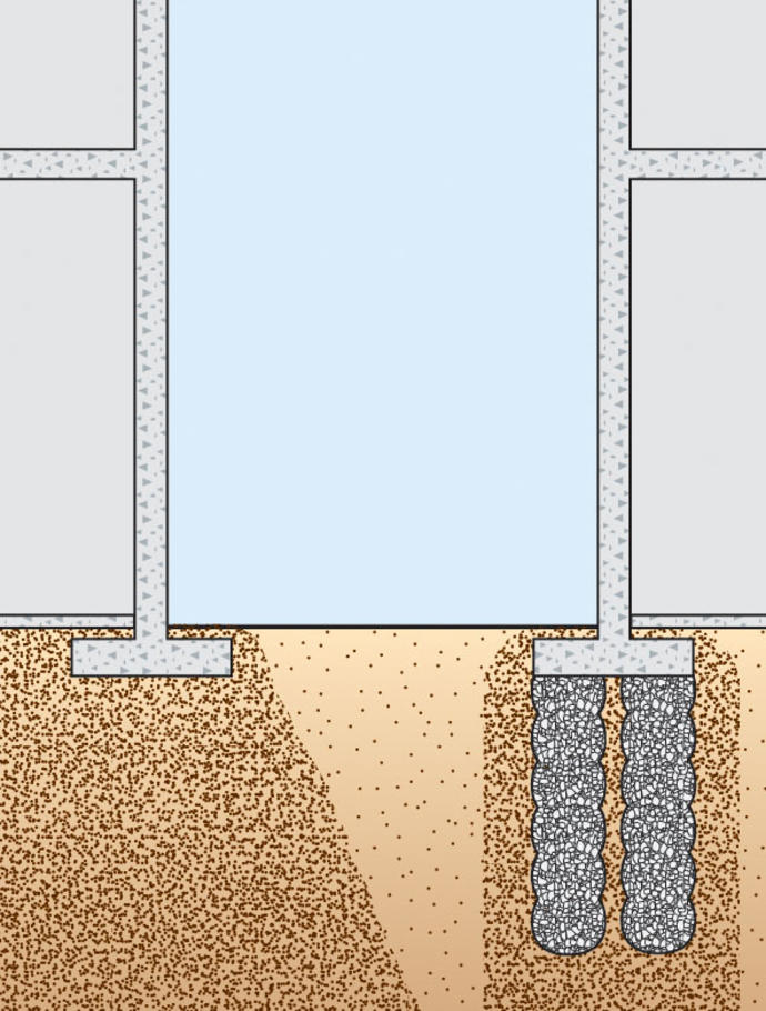 Bearing capacity / settlement control solution image