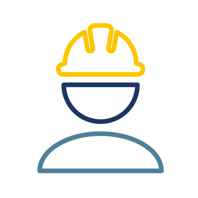 Icon of a worker