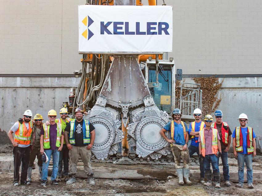 Keller's Cutter Soil Mixing crew