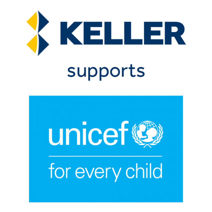 Keller supports UNICEF