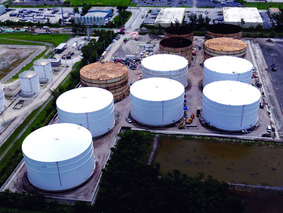 Port Everglades Fuel Storage Tanks