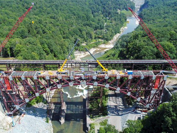 Portageville Bridge aerial