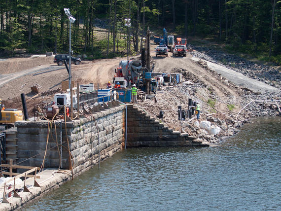 Work being completed on Nesbitt Dam