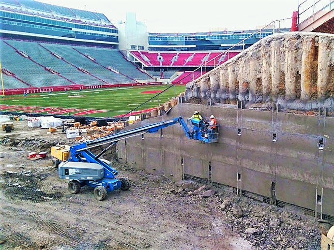 Working on the Razorback Stadium Upgrade