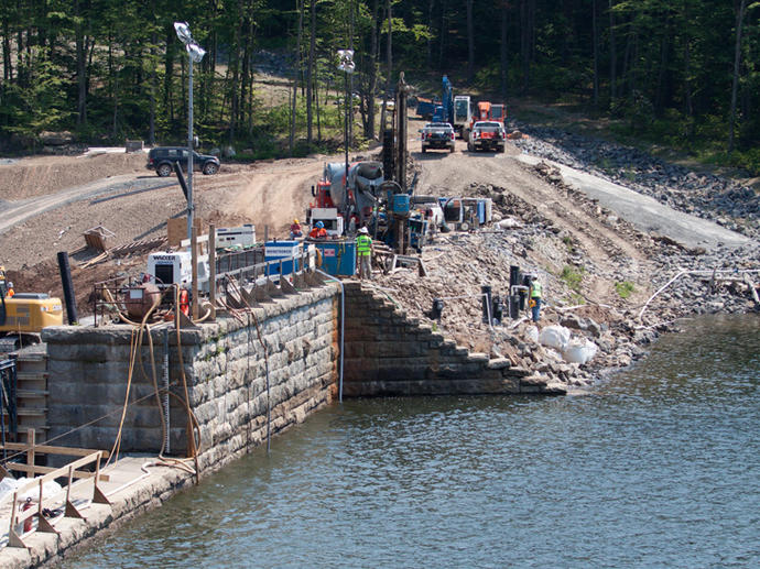 Work being completed on Nesbitt Dam