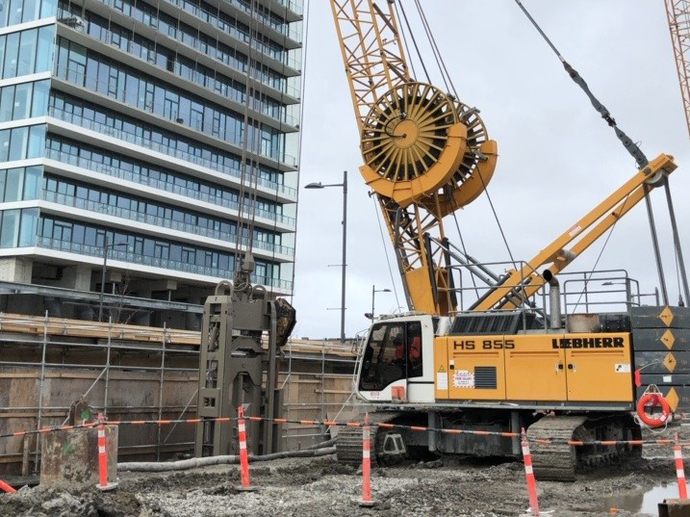 Diaphragm wall installation