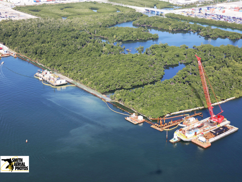 Aerial of Port Everglades