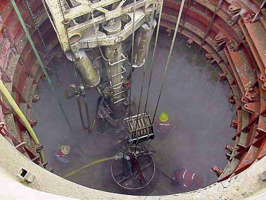 drilling of pipes for bottom seal