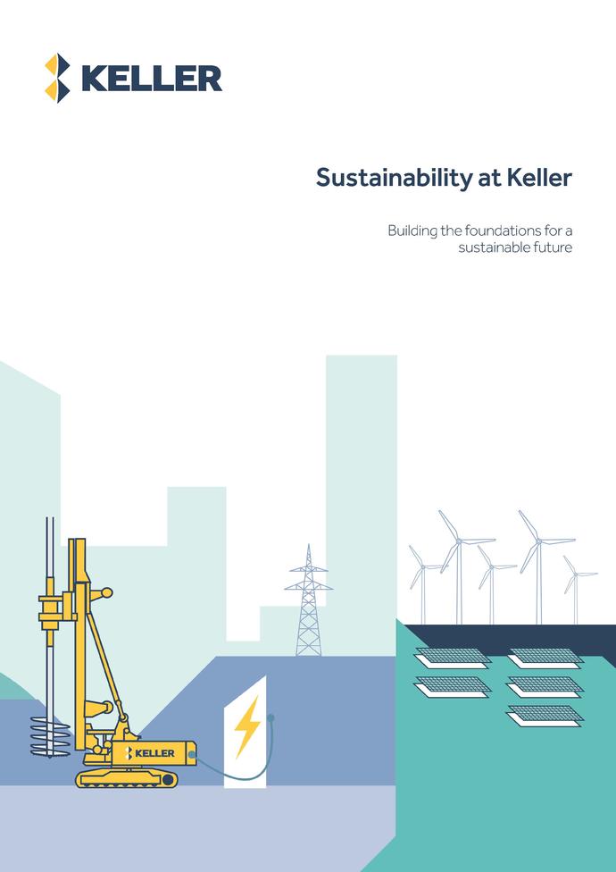 Sustainability brochure cover page