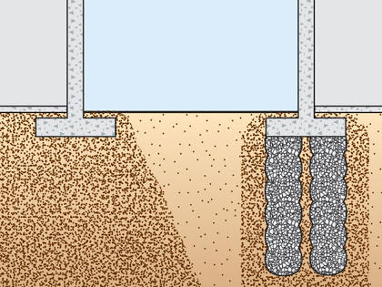 Bearing capacity / settlement control solution image