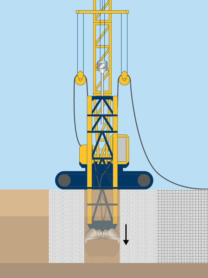 Load bearing elements technique illustration