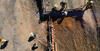 Aerial of soil nailing